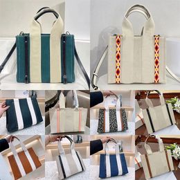 Designer Woody Totes Medium Large Small Women Crossbody Bags Black Brown Bag With strap Canvas Shoulder Handbags Handbag Shopping Tote