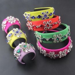 Hair Clips & Barrettes Fashion Temperament Baroque Inlaid Rhinestone Geometric Headband Bracelet Beautiful For Ladies Prom 955Hair