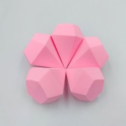 Sponges Applicators Cotton Custom Hydrophilic Diamond Shape Makeup Non Latex Sponge Cosmetic Puff Three Dimensional Powder 230520