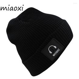 Berets Miaoxi Women Winter Hat Casual Knit Warm Hats Red Girl Beauty Favourite Beanies Bonnet Hip Hop Gorro Cap For Woman