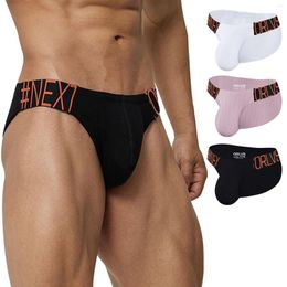 Underpants Men's Briefs Male Sexy Gay Sissy Underwear Low Waist Panties Man U-Convex Pouch Stretch Homme Comfortable Panty