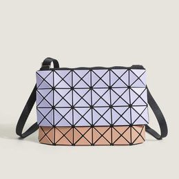 Brands Minimalist Shoulder Bag Geometric Diamond Checker Coloured Kangaroo Bags Single Shoulder Crossbody Wallet Folding Women's Pillow Purse