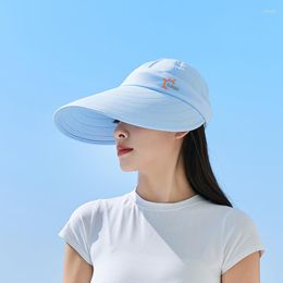 Wide Brim Hats Hat Women Summer Sunshine Protection Big Cap Beach Accessory Outdoor Holiday Climbing Hiking
