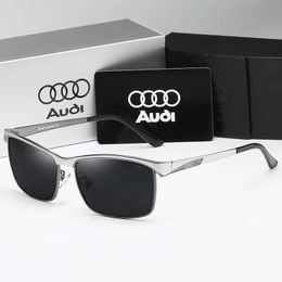 Designer Audi Cool Sunglasses Luxury Four Circles New Men's Polarised Box Anti UV Eye High-definition Driving