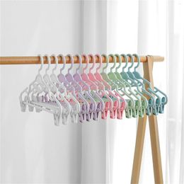 Hangers 5pcs Drying Clips Clothes Hanger Plastic Non-slip For Household Folding Travel Accessories Space Saving Storage Tools #t2g