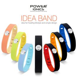 Bracelets Power Ionics 3000ions Sports Waterproof Titanium Bracelet Wristband Improve Balance Sleeping Slimming