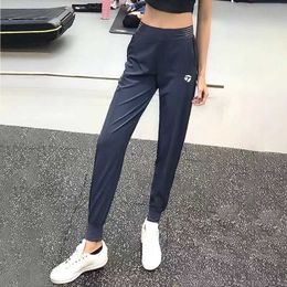 Men's Pants Women Golf Pants Spring Autumn Casual High Waist Loose Quick Drying Breathable Fitness Sweatpants Ladies Golf Clothing Trousers