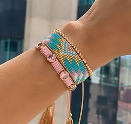 Chokers Pretty Bead Star Bracelet Set Japanese Bead Heart Jewellery Rhinestone Bohemian Friendship Rope Tassel Bracelets Pretty Bead S