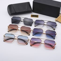 Wholesale luxury Sunglasses Designer Summer Sunglasses Polarized Glasses Black Metal Frame Sunglasses Women's and Men's Sunglasses Love Gift