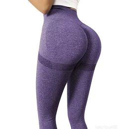 Women's Leggings Sport Leggings Women High Waist Push Up Tights Woman Yoga Scrunch Legging Seamless Fitness Pants Workout Shorts Gym Clothing