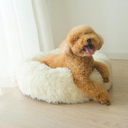 Cat Beds Long Plush Washable Breathable Dog Sleeping Bed Mat Warm Indoor Soft Sofa Cushion Nest Cage For Small Medium Large