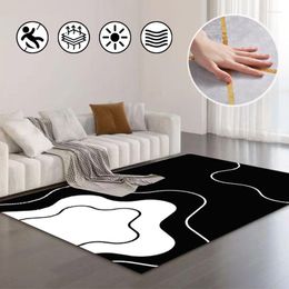 Carpets Modern Advanced Simple Design Carpet Fresh Art Non-slip Large Area Rug Bedroom Living Room Lounge Rectangular Decorative Mats