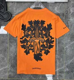 Classics Mens t Shirts High Quality Brand Crew Chromes Short Sleeves Tops Ch T-shirts Casual Sanskrit50fp