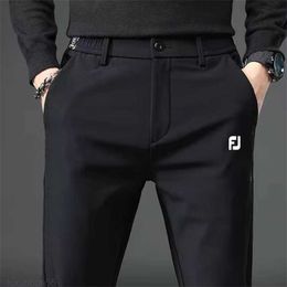 Pantaloni da golf da golf maschile per abbigliamento sportivo di alta qualità da salsa spessa per abbigliamento casual long casual primavera 2023 12