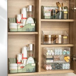 Storage Boxes Organiser Narrow Box Wash Table Dressing Living Room Basket Household Desktop Cosmetics Small