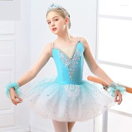 Stage Wear 2023 Professional Ballet Tutu Adults Child Flower Dress For Girls Kids Leotard Ballerina Women Dance