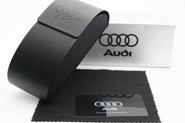 Designer Audi cool sunglasses luxury Four circles Car brand hardcover box 4S shop gift four ring full package