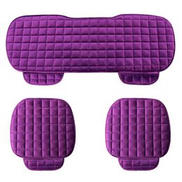 Cushions Car Cover Front Rear Fabric Cushion Breathable Protector Mat Universal Auto Interior Styling Autumn and Winter Seat Covers AA230520