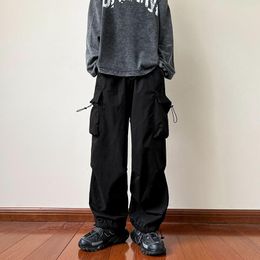 Men's Pants Black Men's Oversize Fashion Harem Men Hip Hop Streetwear Joggers Student Casual Cargo Pant Trousers