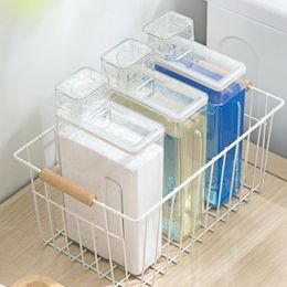 Storage Bottles Clear Airtight Laundry Detergent Dispenser Leak-Proof Refillable Empty Tank For Powder Softener Bleach Container