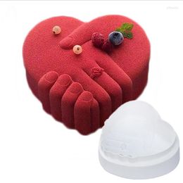 Baking Moulds Hand In Silicone Mousse Heart-shaped Cake Mold JSC2410