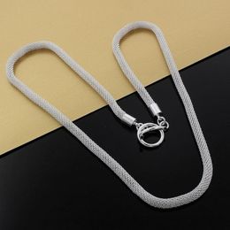 Chains Women Brands 925 Sterling Silver Necklaces Retro Fine Luxury Jewellery Fashion Christmas Gifts Wedding Party