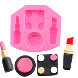 Makeup Tools Lipstick Nail Polish Chocolate Party Silicone Moulds Baking Cake Mold Pas Decorating Molds Fondant Dessert 1221644