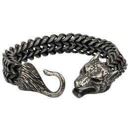 Bracelets Viking Wolf Stainless steel bracelet for men Unisex