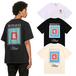 Designer T shirts Men Shorts Women's Clothing Graphic Tees Pattern Tops Summer Short Sleeve Tshirt Hip Hop Letters Graffiti Print Loose shirts Rhude Causal Pants