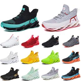 2023 Running Shoes Men Black Yellow White Red Green Grey Teal Green Mens Trainers Sports Sneakers Colour 10