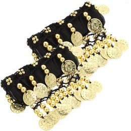 Anklets 2Pcs Belly Dance Ankle Bracelet Foot Jewellery Anklet Costume Accessories