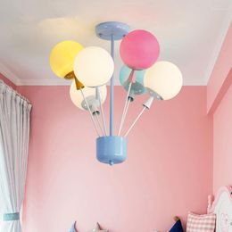 Pendant Lamps Modern Fashion Loft Colourful Balloons Light Roamntic Girls Bedroom Lovely Dinner Bar Decor Hanging Fixtures