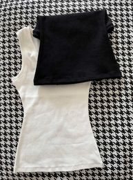 Women Crop Top Tanks Camis Tops Designer Anagram-embroidered Cotton-blend Shorts Skirts Yoga Suit Two Piece Dress Bra Vest Ladies Solid Vintage T Shirt Femme23ess