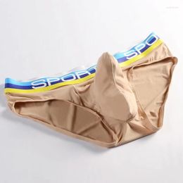 Underpants Elephant Nose Sexy Men Underwear U Convex Briefs Pouch Breathable Mesh Sexi Shorts Male Cueca Gay Penis Silk Summer