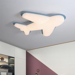 Chandeliers Aeroplane LED Light Hanging Lamp For Living Dining Room Child Bedroom Indoor Lighting Fixture Lustre Home Decor