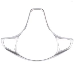 Steering Wheel Covers Car Button Frame Trim Cover For 2023 Silver Chrome