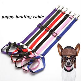Dog Collars & Leashes Universal Practical Pet Safety Belt Clip Adjustable Car Seat Harness Leash Travel Strap Lead