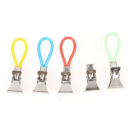 Clothing Storage & Wardrobe 5pcs Household 5 Tea Towel Hanging Clips Clip On Hooks Loops Hand Hangers Clothes Pegs Kitchen Bathroom Organize