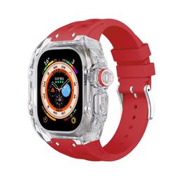 Relógios inteligentes 45mm 49mm Copiar relógios inteligentes com GPS Bluetooth Codificador de carga sem fio Smartwatch IWO Para Apple iPhone 14 13 12 11 Pro Max X Plus Android