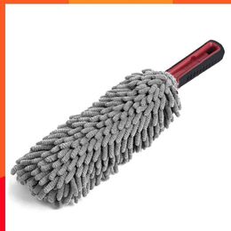 New Microfiber Car Cleaning Brush Duster Brush For Car Interior Exterior Dirt Cleaning Detailing Brushes Auto Care Polishing Tools