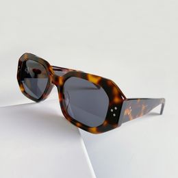 Havana Grey Squared Sunglasses Women Summer Sunnies gafas de sol Sonnenbrille Sun Shades UV400 Eyewear with Box
