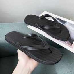 Slippers Flip Flops Man Summer For Men Round Toe Mens Shoes Outside Flat Sandals Beach Casual Male Fashion Pantuflas