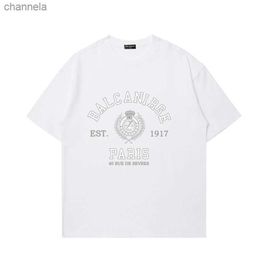 Men's T-Shirts Paris Maize Crown Super Fire Slim Trend T-shirt for Men and Women Couples OS Benchmark INS Short Sleeve