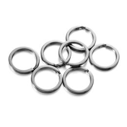 10/20Pcs 15-35mm Stainless Steel Round Key Ring Key Chain Split Ring for DIY Handmade Keychain Jewelry Making Accessorie