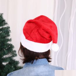 Party Hats Santa Claus Caps Christmas Gifts Adt Child Can Decoration For Festival Wholesale Drop Delivery Home Garden Festive Supplie Dhzd4