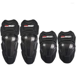 Knee Pads Motorcycle Carbon Fibre Elbow Protector Kit Cycling Outdoor Sports Motocross ATV UTV Protective Equipment