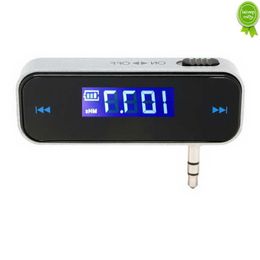 Car New LCD 3.5 mm Car MP3 Music Audio FM Transmitter Mini Wireless With MICRO USB In Car Handsfree For IPhone Samsung iPad Xiaomi