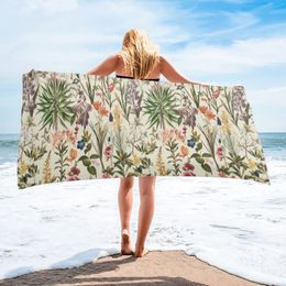 Secret Garden Beach Towel Sports Quick Dry Microfiber Towel Beach Blanket for Adults Kids Outdoor Picnic Blanket