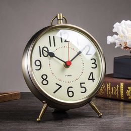 Desk Table Clocks Office Living Room desk clocks Vintage Luxury Modern Antiques Desk Clock Bedrooms Horloge De Table Home Decoration Luxur ZY50TZ AA230522