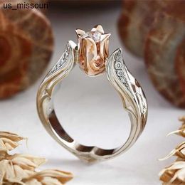 Band Rings 100 S925 Silver Rings Flower Shape Cubic Spinel Jewellery Bijoux for Women Silver 925 Jewellery Bizuteria Diamond Stone Rings Box J230522